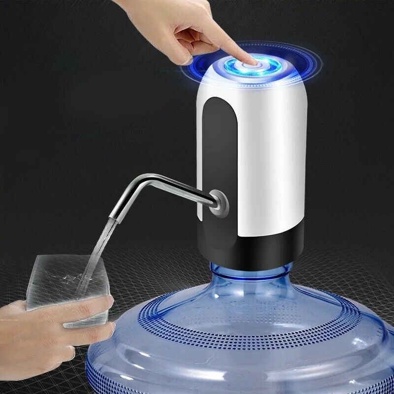 Lilium Star - Automatic Electric Water Dispenser for 5-Gallon Bottles, USB Rechargeable Universal Pump