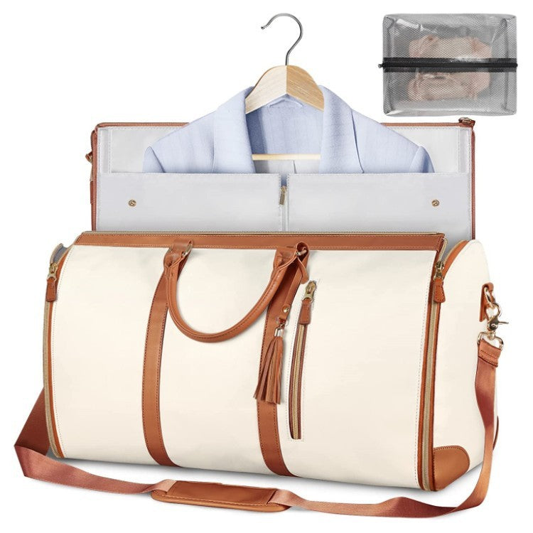 Lilium Star - Large Capacity Travel Duffle Bag Women's Handbag Waterproof Folding Suit Tote