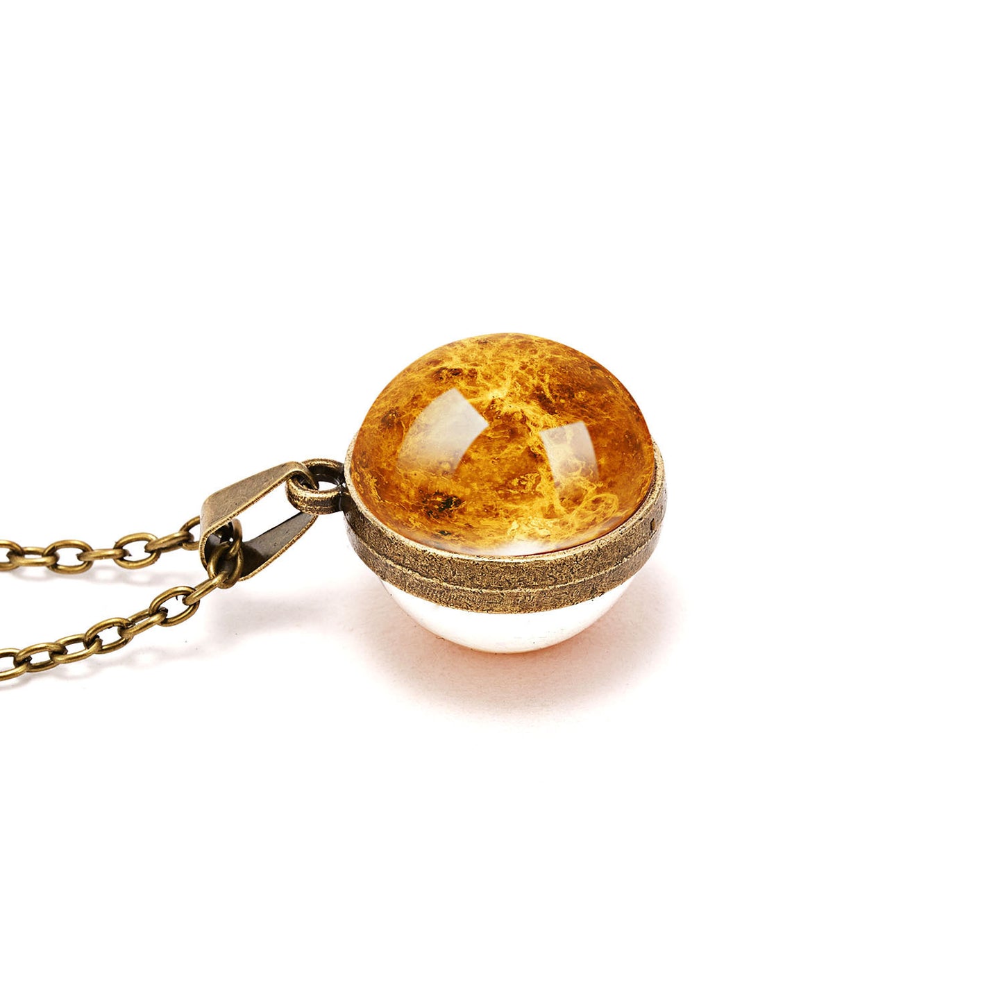 Lilium Star - Personalized Fashion Double-sided Glass Ball Necklace