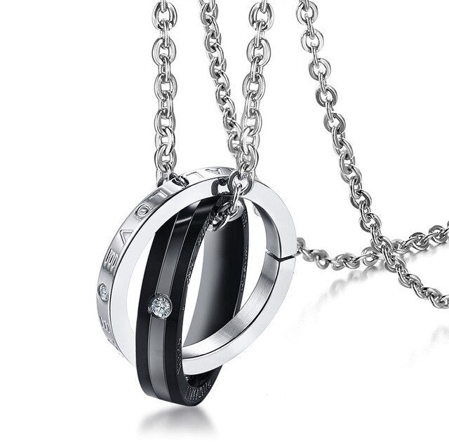 Lilium Star - Ring Necklace For Couples