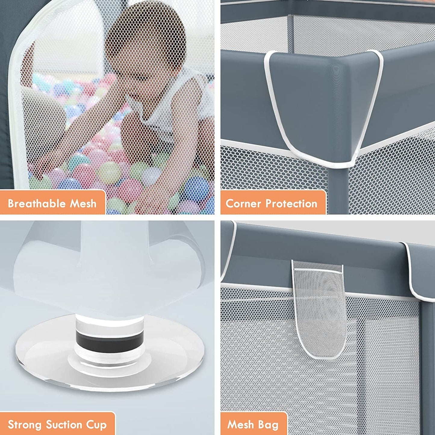 Lilium Star - Large Playpen For Babies And Toddlers