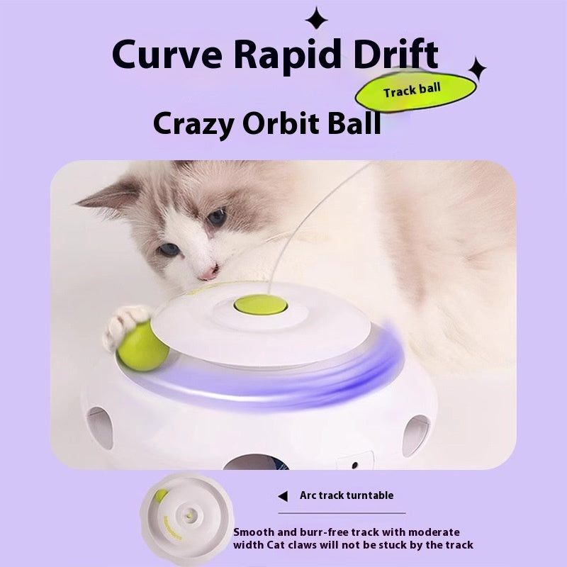 Lilium Star - Electric Cat Toy | Intelligent Automatic Cat Teaser for Self-Entertainment and Stress Relief