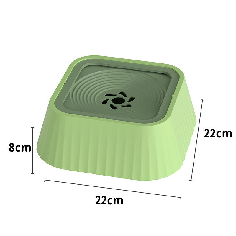 Lilium Star - Floating Water Bowl for Dogs and Cats, Splash-Proof Portable Drinker, Keeps Mouth Dry