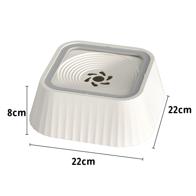 Lilium Star - Floating Water Bowl for Dogs and Cats, Splash-Proof Portable Drinker, Keeps Mouth Dry
