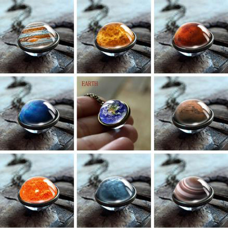 Lilium Star - Personalized Fashion Double-sided Glass Ball Necklace