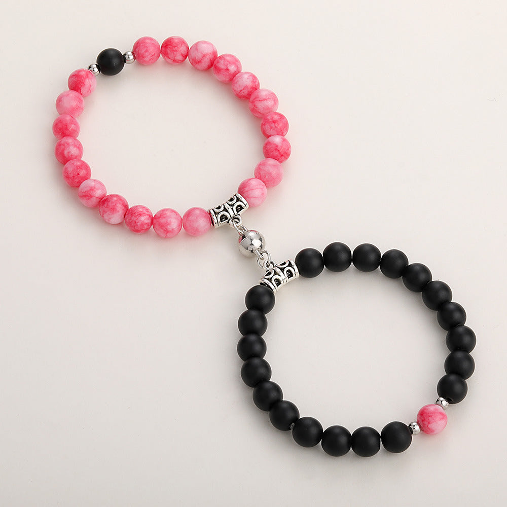 Lilium Star - Yin and Yang Beads Bracelets for Couples – Pack of 2