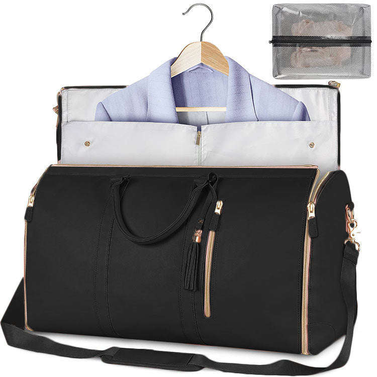 Lilium Star - Large Capacity Travel Duffle Bag Women's Handbag Waterproof Folding Suit Tote