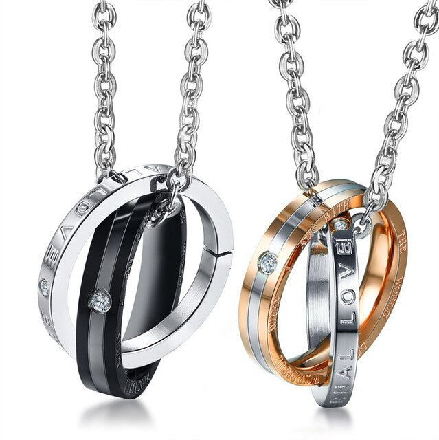 Lilium Star - Ring Necklace For Couples
