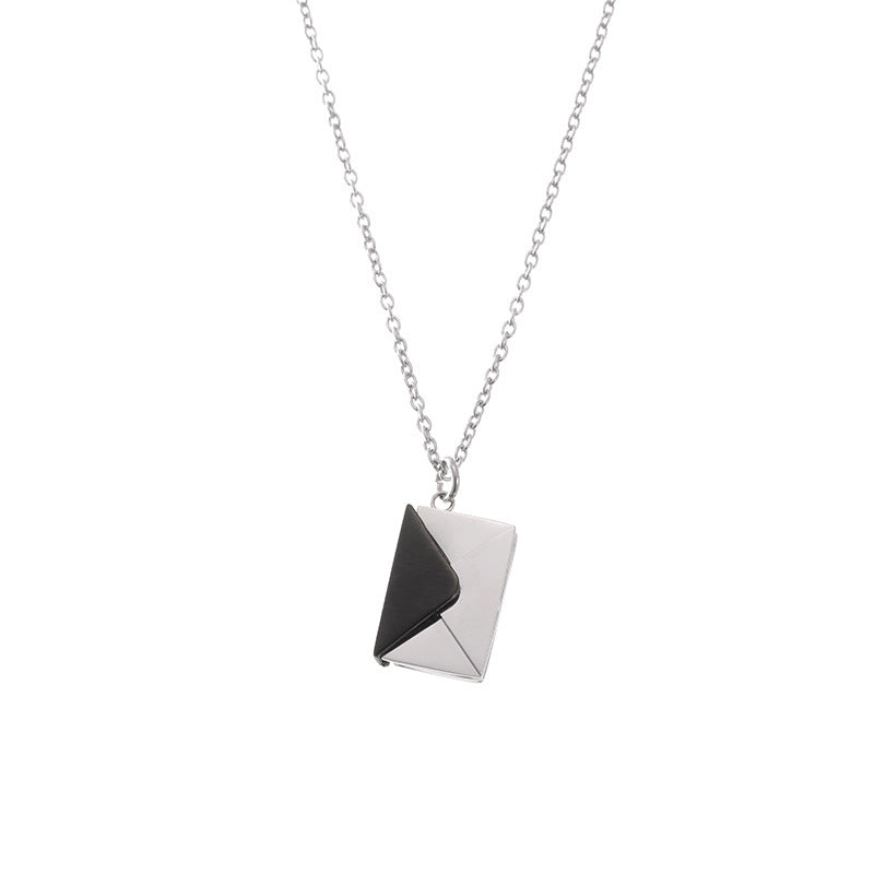 Lilium Star - Envelope Love Letter Necklace Simple Clavicle Chain