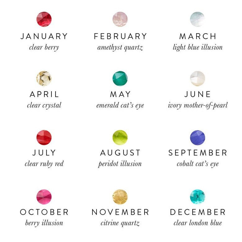 Lilium Star - Natural Birthstone Gem Necklace
