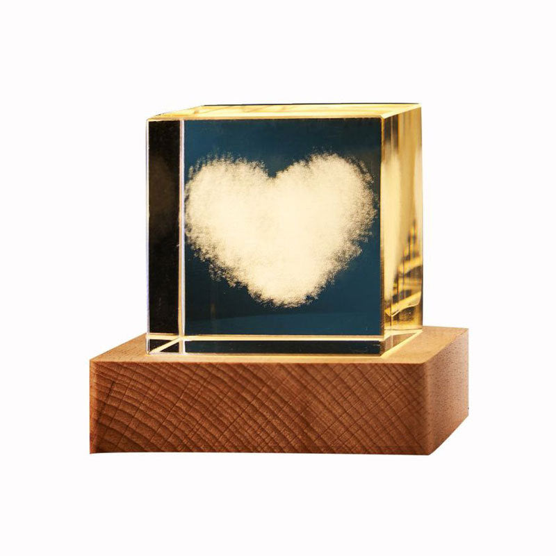 Lilium Star - Crystal Cube Small Night Lamp