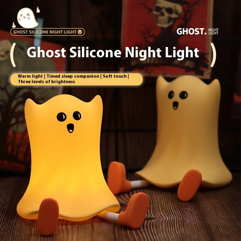 Lilium Star - Spooky The Handy Ghost Shaped Bedside Lamp With Touch Control