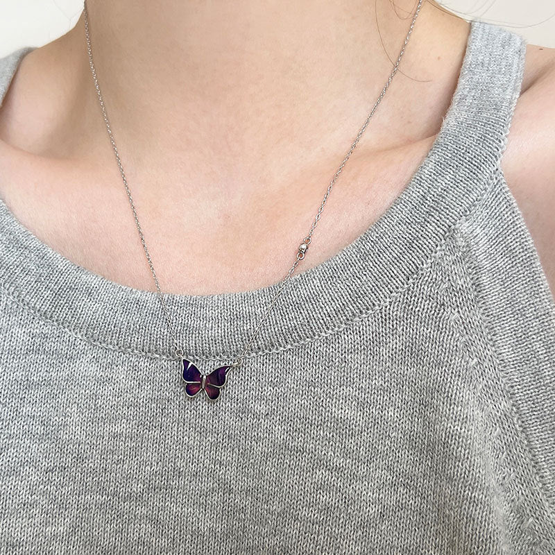 Lilium Star - Butterfly Color Changing Necklace