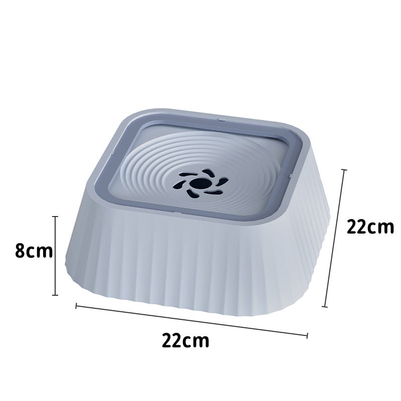 Lilium Star - Floating Water Bowl for Dogs and Cats, Splash-Proof Portable Drinker, Keeps Mouth Dry