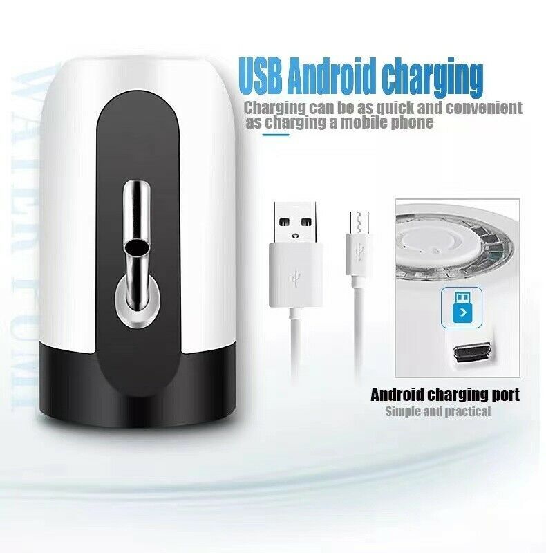 Lilium Star - Automatic Electric Water Dispenser for 5-Gallon Bottles, USB Rechargeable Universal Pump