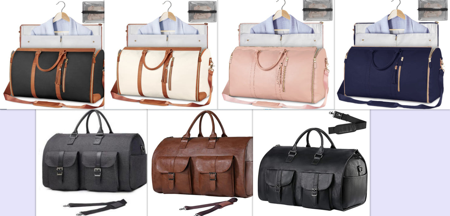 Lilium Star - Large Capacity Travel Duffle Bag Women's Handbag Waterproof Folding Suit Tote