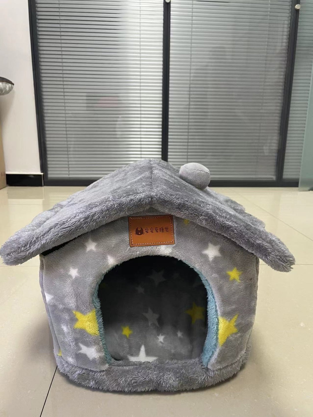 Lilium Star - Foldable Dog House Pet Cat Bed Winter Dog Villa Sleep Kennel Removable Nest Warm Enclosed Cave Sofa Pets Supplies