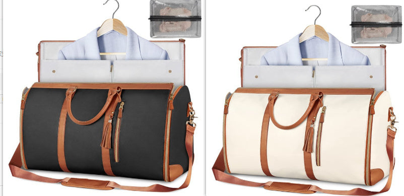 Lilium Star - Large Capacity Travel Duffle Bag Women's Handbag Waterproof Folding Suit Tote