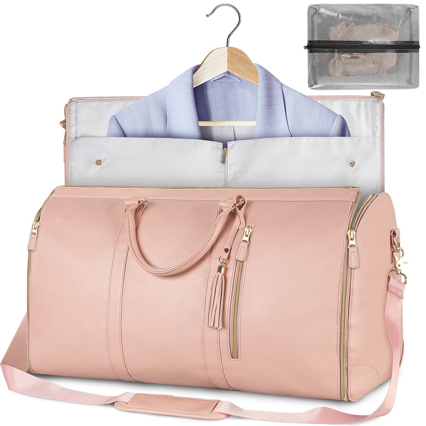 Lilium Star - Large Capacity Travel Duffle Bag Women's Handbag Waterproof Folding Suit Tote