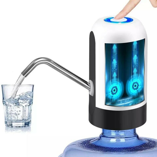 Lilium Star - Automatic Electric Water Dispenser for 5-Gallon Bottles, USB Rechargeable Universal Pump