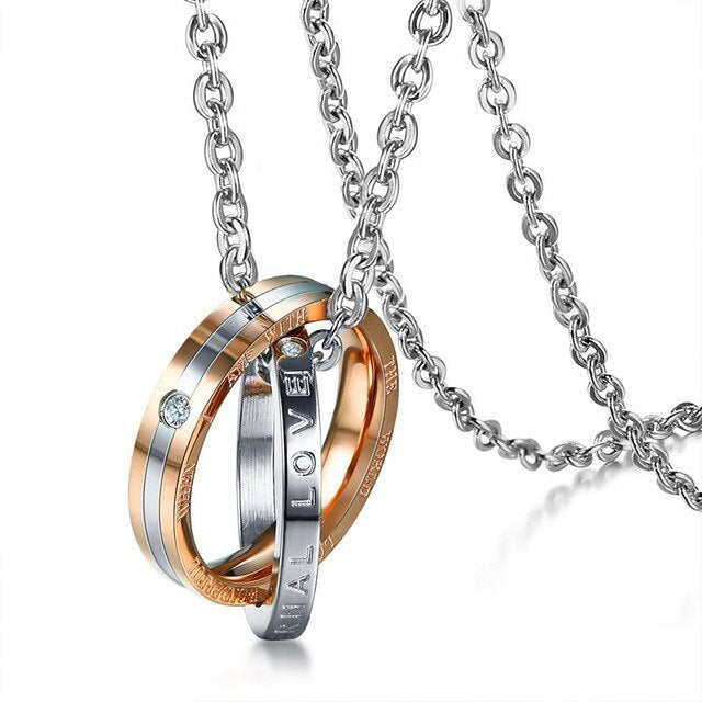 Lilium Star - Ring Necklace For Couples