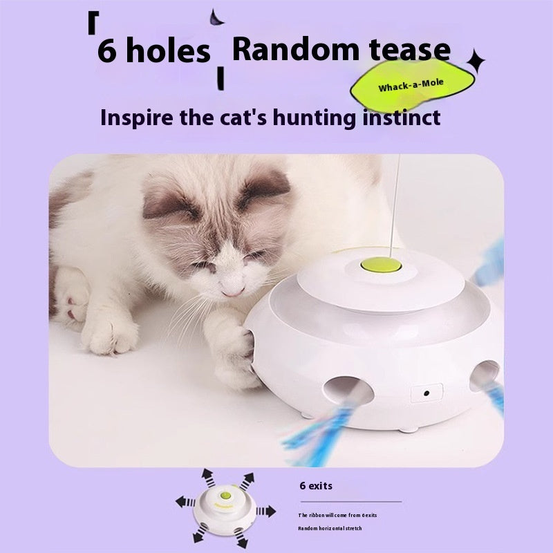 Lilium Star - Electric Cat Toy | Intelligent Automatic Cat Teaser for Self-Entertainment and Stress Relief