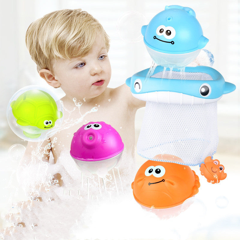 Lilium Star - Kids’ Bath Toys with Wall Suction Cup, Marble Race Track for Fun Water Play in the Bathtub