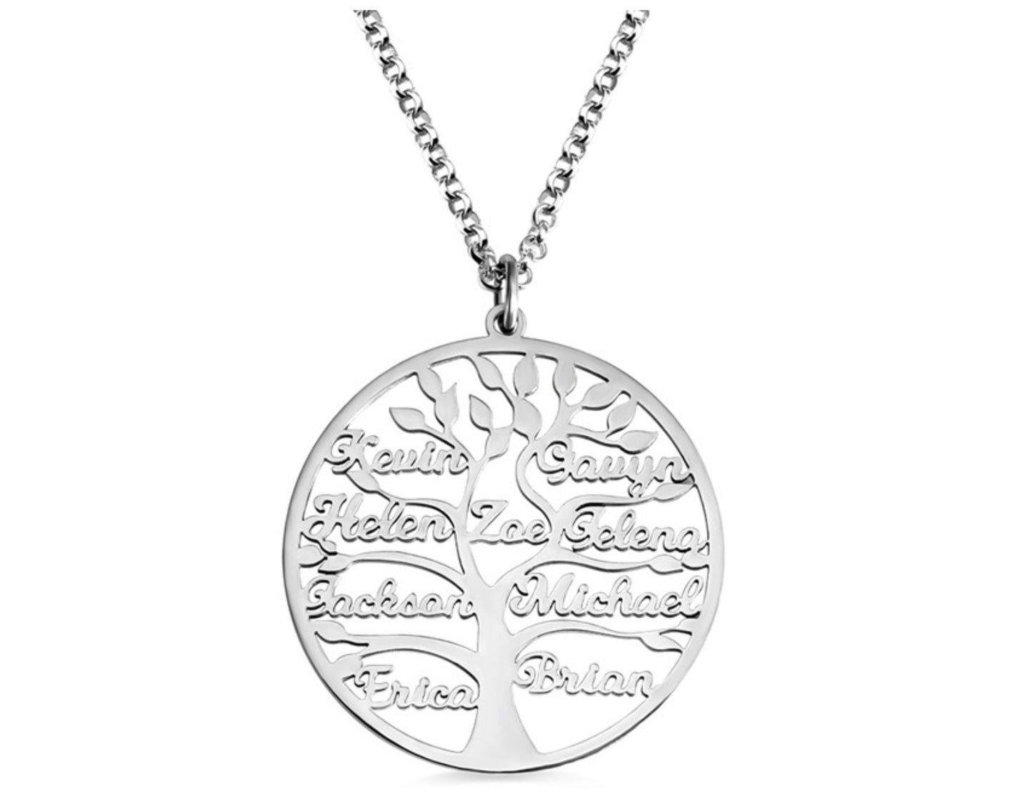 Lilium Star - Custom Family Tree Necklace