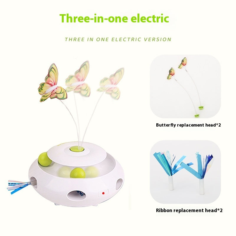 Lilium Star - Electric Cat Toy | Intelligent Automatic Cat Teaser for Self-Entertainment and Stress Relief