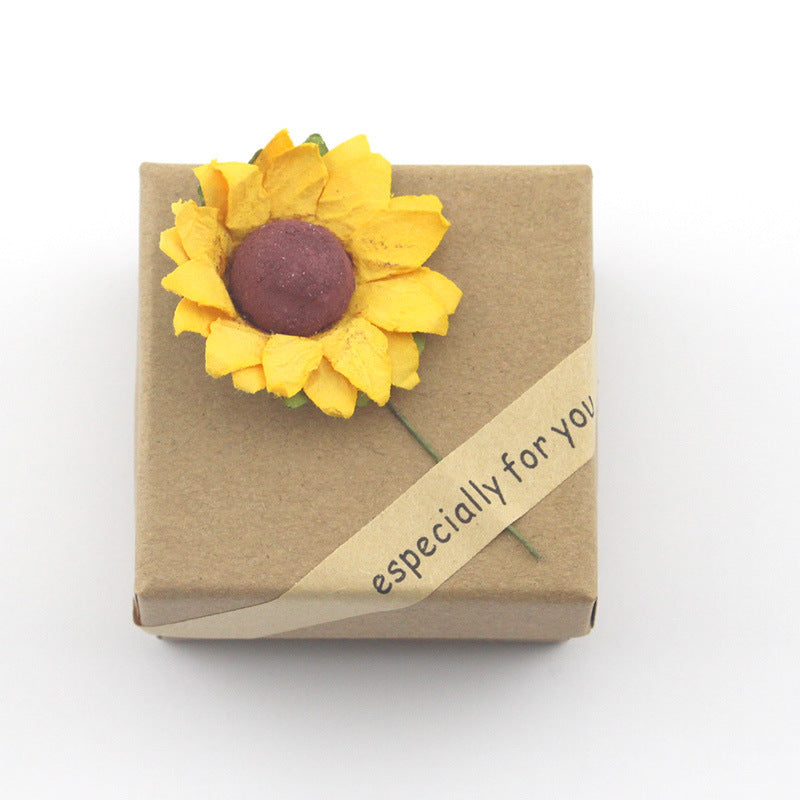 Lilium Star - Hidden Message Sunflower Pendant