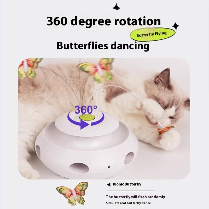 Lilium Star - Electric Cat Toy | Intelligent Automatic Cat Teaser for Self-Entertainment and Stress Relief