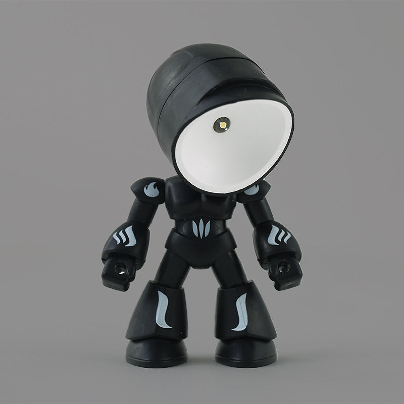 Lilium Star - Cute LED Hero Table Lamp, Mini Portable Mecha Robot Night Light for Kids’ Bedroom Decor