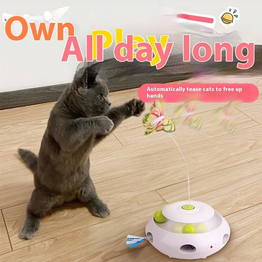 Lilium Star - Electric Cat Toy | Intelligent Automatic Cat Teaser for Self-Entertainment and Stress Relief