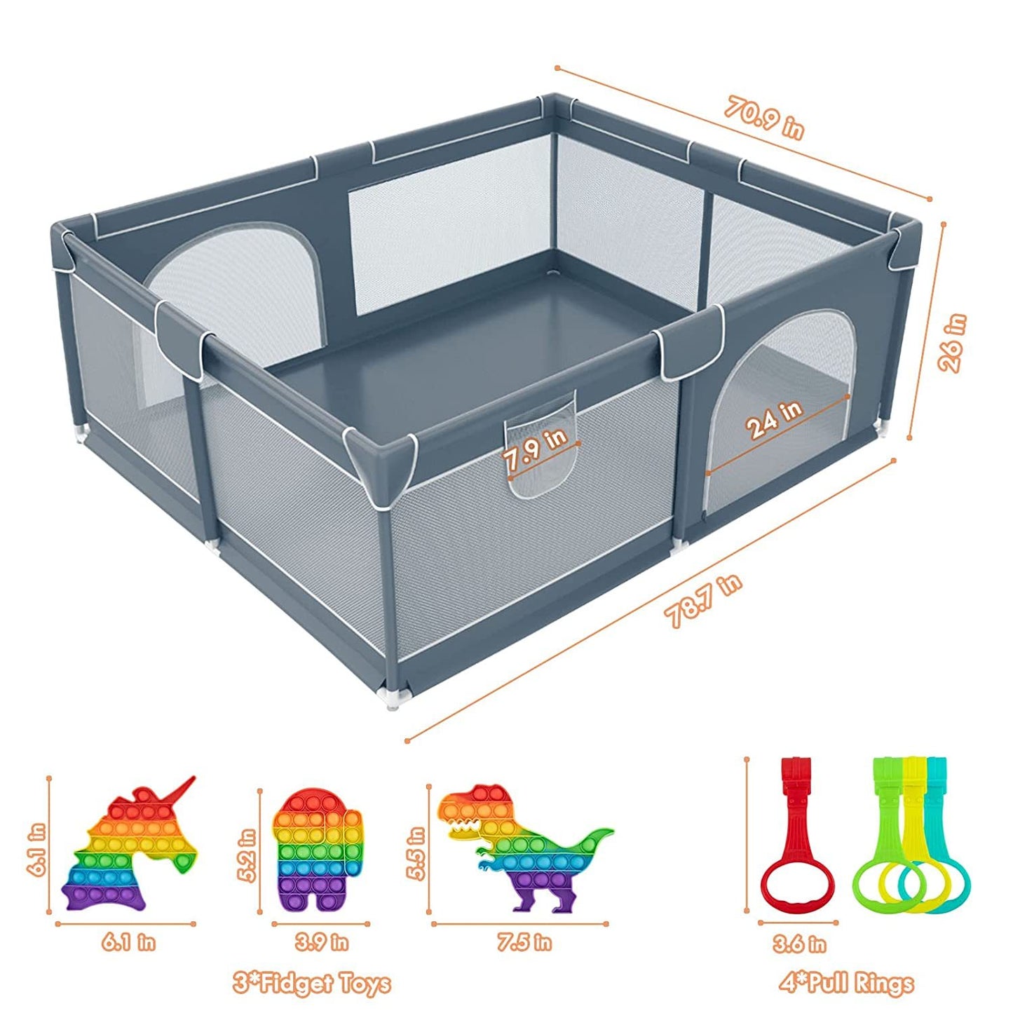 Lilium Star - Large Playpen For Babies And Toddlers