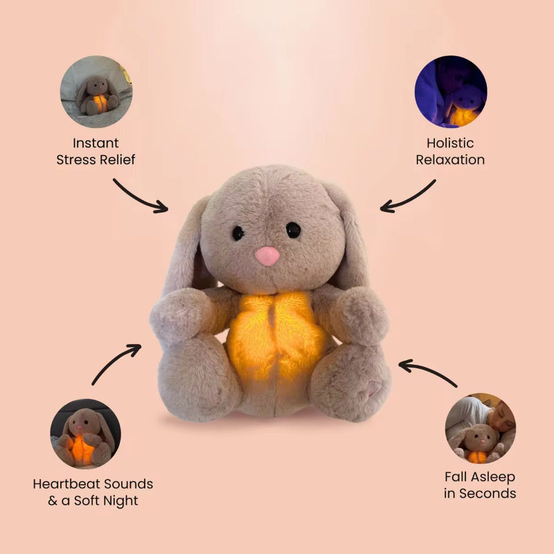 Lilium Star - Breathing Rabbit Soothing Sensory Plush Toy Anxiety Relief Bunny