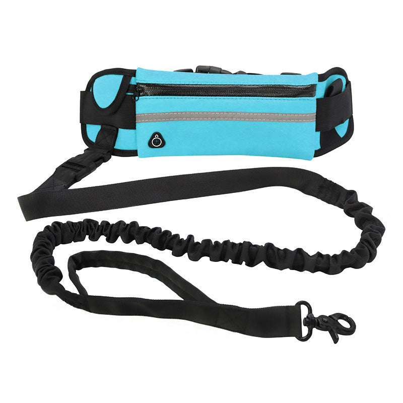 Lilium Star - Hands-Free Dog Leash with Shock Absorbing Bungee, Phone Pocket, and Water Bottle Holder for Large Dogs (Up to 180 lbs)