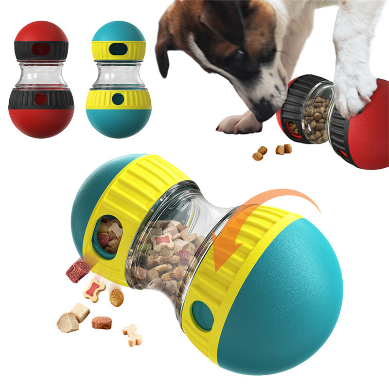 Lilium Star - Food Dispensing Dog Toy Tumbler Leaky Food Ball Puzzle Interactive Feeder for Pets