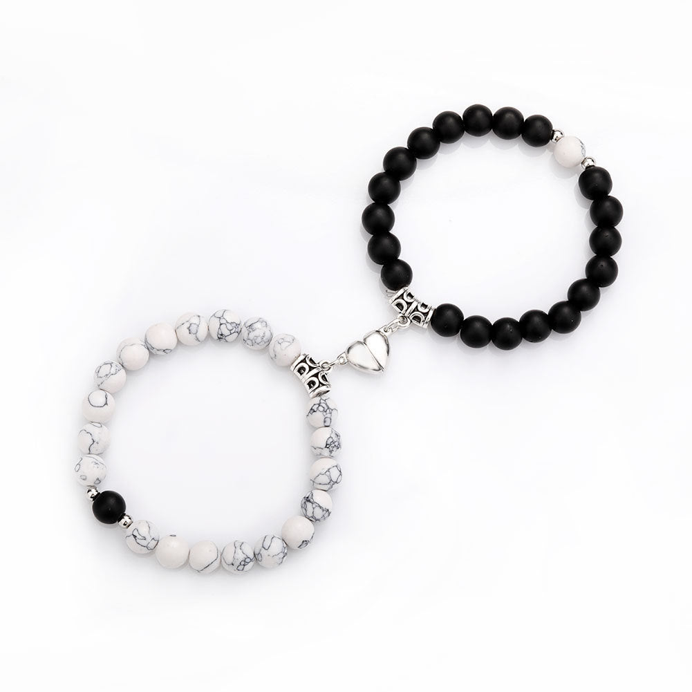 Lilium Star - Yin and Yang Beads Bracelets for Couples – Pack of 2